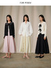 ForPoem 26/SS 原创设计通勤系列简约立体花系带长裙半身裙 商品缩略图1