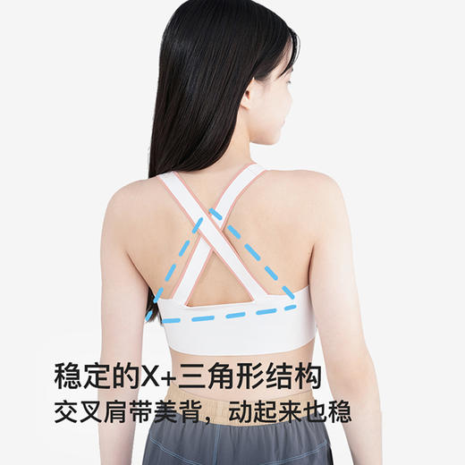 【E】likeuu少女文胸交叉美背内衣运动女童发育背心舒适透气LK9141063 商品图2