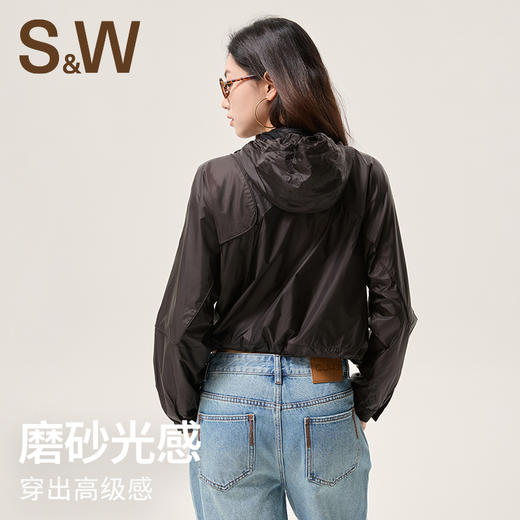 【SW速惟】连帽防泼水短款运动外套1281 商品图1