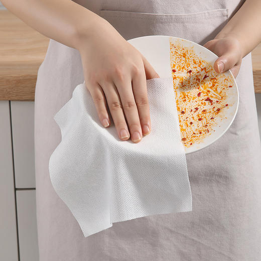 美丽雅懒人抹布一次性抹布家用厨房纸巾免洗吸水吸油洗碗巾底抽式 商品图4