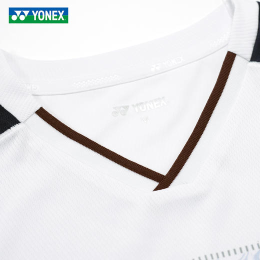 【618活动进行中】YONEX尤尼克斯羽毛球服1100726BCR男女同款清爽速干短袖 商品图1