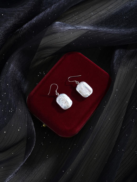 子佩集【岁月潮声】银S925珍珠惜王妃耳环【ZZEH005】巴洛克2602 商品图3