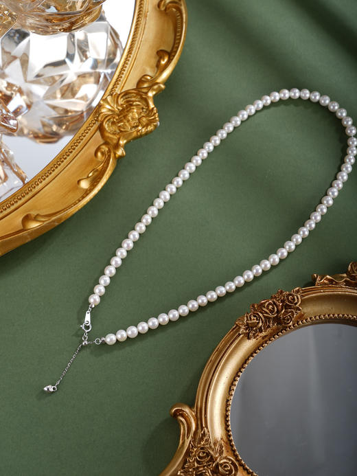 子佩集银S925珍珠惜王妃项链【ZXLY5-6MM】珠串2602 商品图7