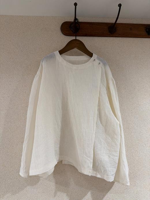 ROBE de PEAU 麻质开襟衬衫 商品图7