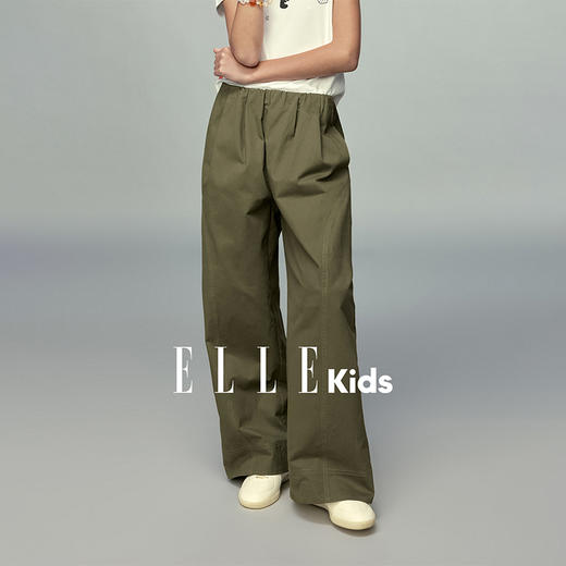 💕春3童装宽松不规则抽皱休闲长裤 商品图1