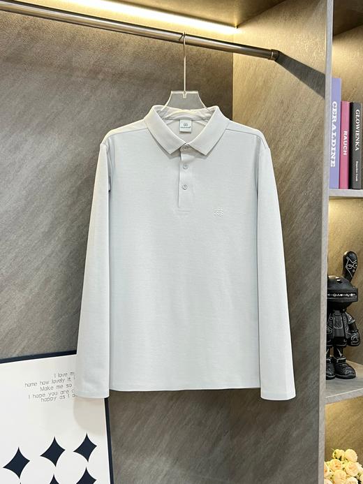 点此购买 可隆秋冬季男士加绒长袖POLO衫 ss 340796 商品图2