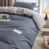 水漾家纺-宿舍全棉纯色双拼学生三件套 商品缩略图1