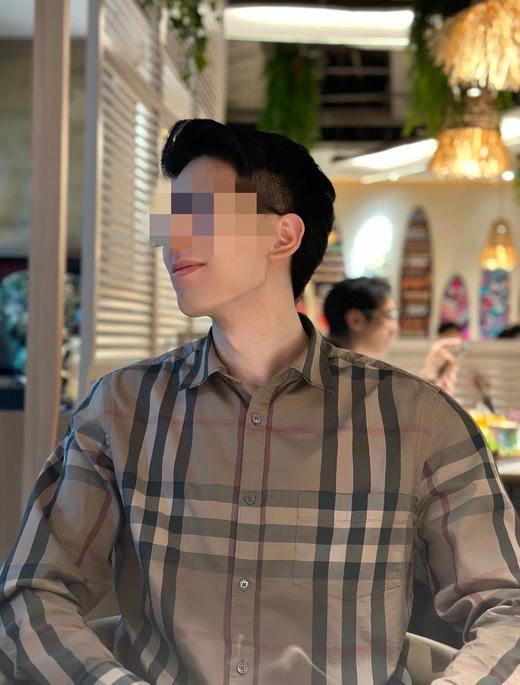 国内现货bbr巴宝莉男士格子衬衫S码1850元 商品图1