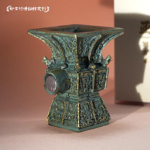 安阳文创亚长铜方尊青铜器冰箱贴树脂磁吸旅行纪念品礼品送朋友 商品图3
