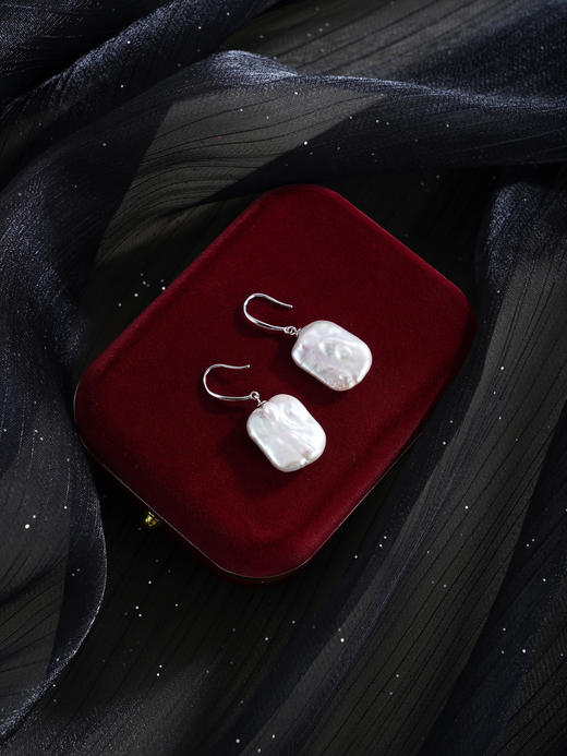 子佩集【光与潮语‌】银S925珍珠惜王妃耳环【ZZEH006】巴洛克2602 商品图3