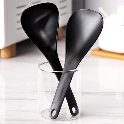 【磨砂质感】双枪 合金铲勺 饭铲+汤勺 高温烹煮不掉色 商品图4