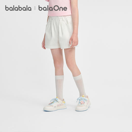 【balaOne】巴拉巴拉童装儿童牛仔裤短裤2026夏薄款女童裤子休闲 商品图0