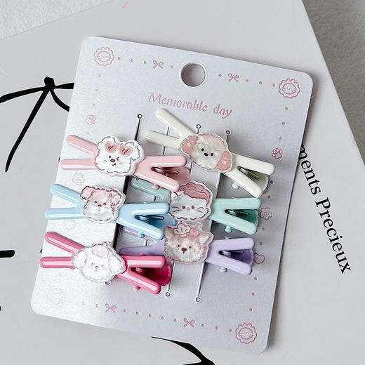 亮彩萌宠X型夹组合6支-纪念日百货门店同款169149097 商品图0