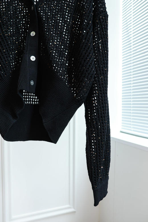 夜繁星|设计感细闪亮片开衫 商品图3