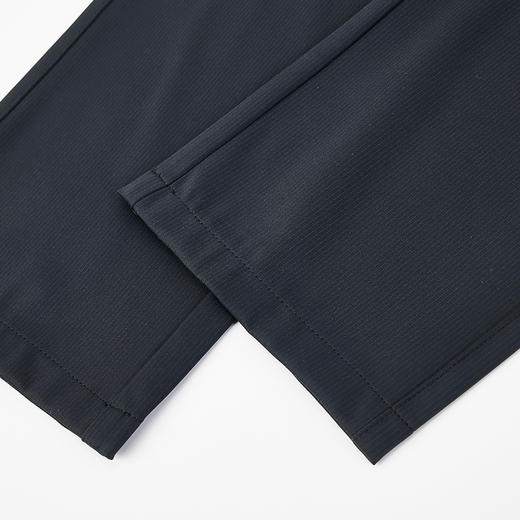 德鲨春季新款针织长裤男时尚深蓝色直筒裤子男装休闲裤 商品图3