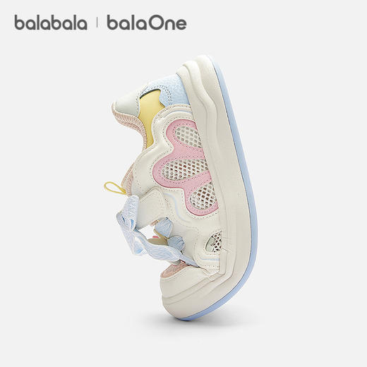 【balaOne】巴拉巴拉童鞋儿童板鞋低帮女童小白鞋2026夏新款鞋子 商品图2