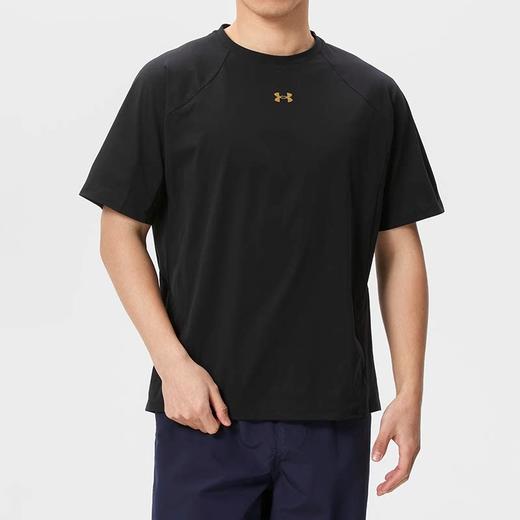 安德玛短袖男装2026春季跑步训练健身透气运动T恤半袖6014315-001 商品图0