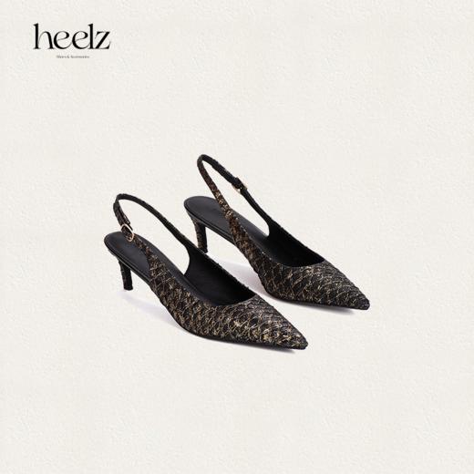 heelz设计师鞋履 | 美人鱼鱼皮尖头Sling-back 6公分 商品图2