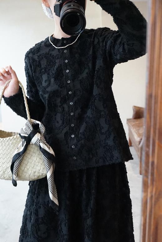 SUSURI 收腰圆领短衬衫 商品图13