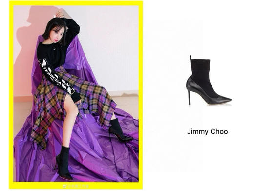 国内现货Jimmy Choo黑色靴子38.5码1300元 商品图2