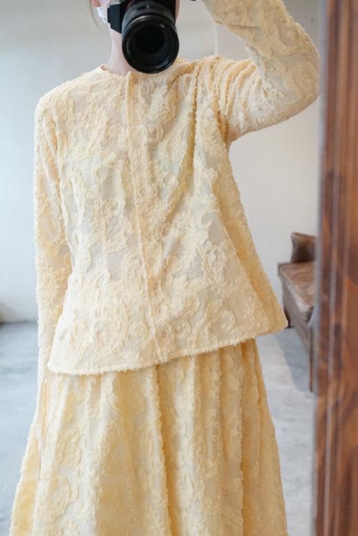 SUSURI 收腰圆领短衬衫 商品图7