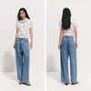 森柔|森马牛仔裤女夏腰带凉感宽松长裤2026新款时尚松弛感阔腿裤 商品缩略图4