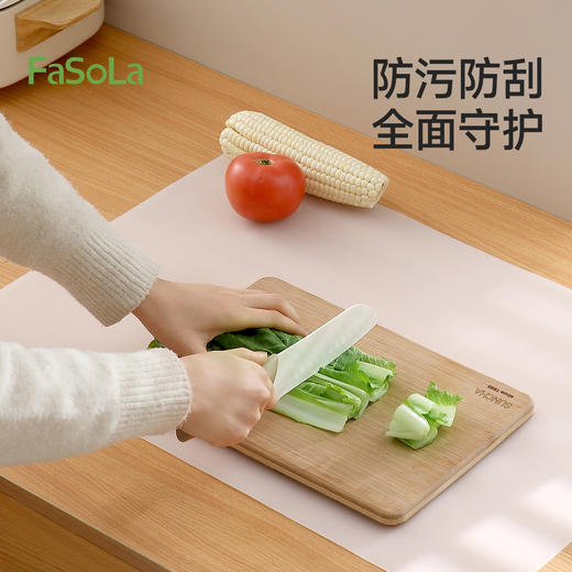 FaSoLa餐桌垫隔热垫食品级硅胶保护垫防滑耐高温厨房台面防烫锅垫 商品图5