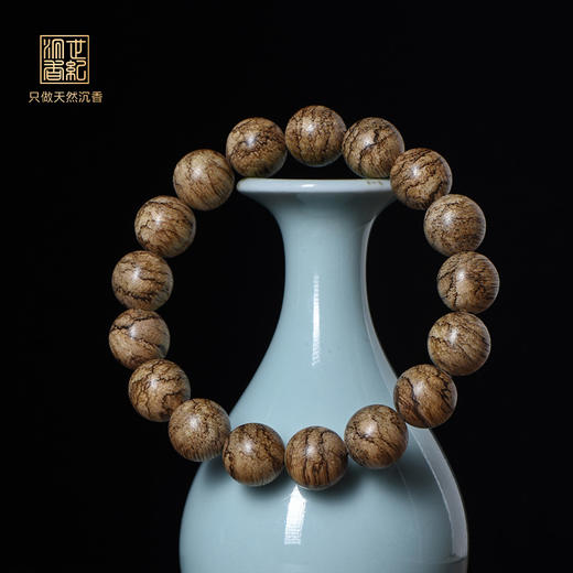 霸气油线 | 天然达拉干沉香手串 13.3mm*17颗 12克 SP8833 商品图0