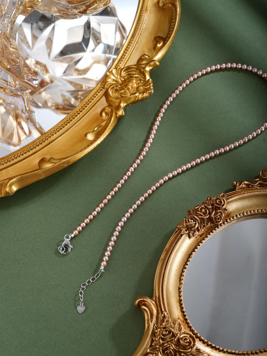 子佩集银S925珍珠惜王妃项链【ZXLY4-4.5MM】珠串2602 商品图4