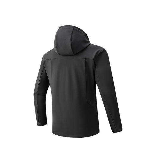 安踏零压型壳丨无氟防泼水外套男士丝光绒保暖风衣夹克152617603S 商品图2