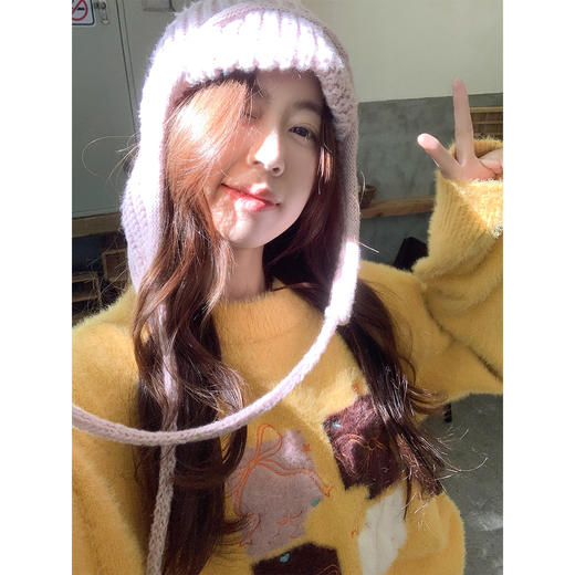 <曾小咸推荐>2.28现货秒杀！微信超特价！韩系黄色仿水貂毛毛衣 日常219.99 立减120 秒杀99.99！ 商品图4