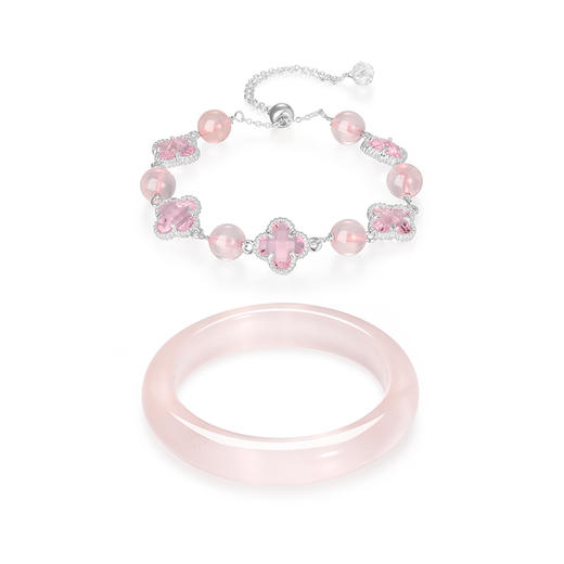 金六福吉祥浅粉樱樱幸运草套装★ 商品图6