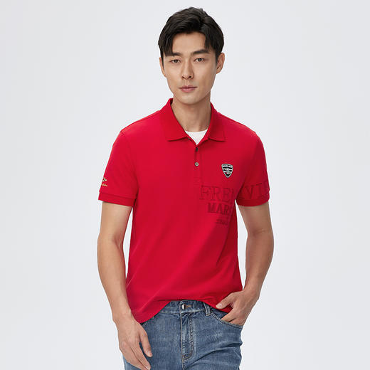 【纯棉】德鲨夏季男士短袖T恤2026夏新款休闲上衣POLO衫男 商品图3