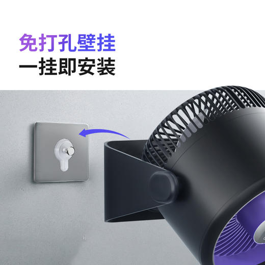 热卖中！【品牌清仓 卖完不补货】EDON 爱登壁挂炮筒循环扇 送2个挂钩 商品图5
