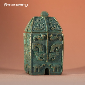 安阳文创殷墟铜方彝冰箱贴树脂磁吸创意旅行纪念品礼品河南伴手礼