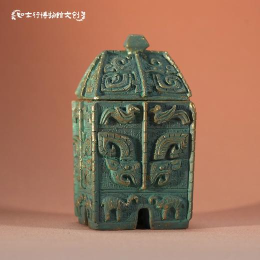 安阳文创殷墟铜方彝冰箱贴树脂磁吸创意旅行纪念品礼品河南伴手礼 商品图0