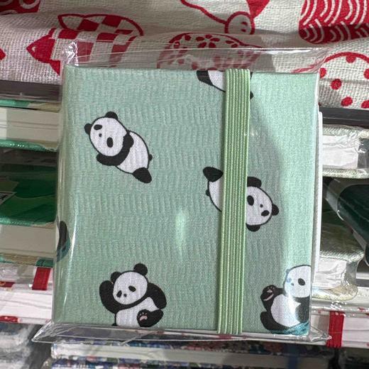 飞乐鸟*NWXW300-F6J-BXM迷你本 木浆布艺水彩写生本 细纹  熊猫60*60mm 20张/本 商品图0