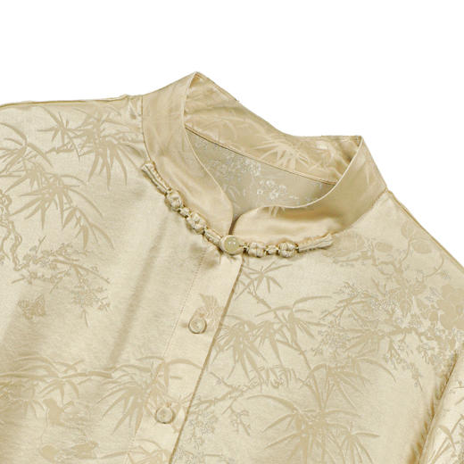 ³【南宋新中式别致洋气国风提花长袖衬衫】25043 XN03-SD-NSSF 商品图2