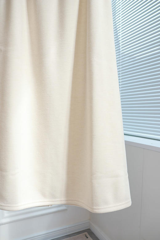 素简藏柔|通勤百搭开叉羊毛半裙 商品图3