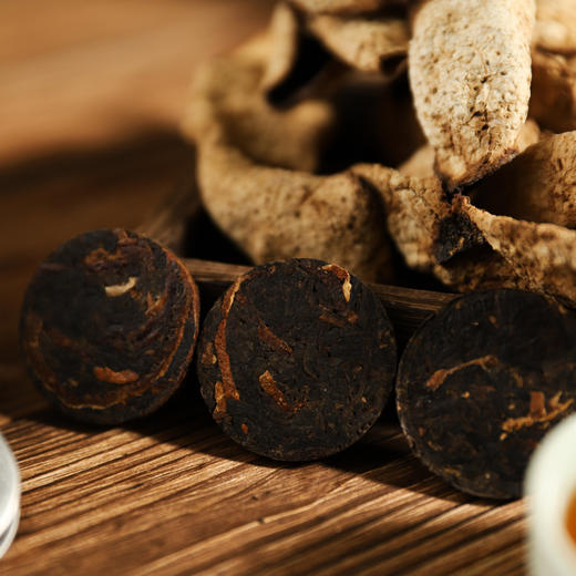 热卖！清爽解腻！五虎陈皮六堡茶 250g/盒 黑茶 商品图5