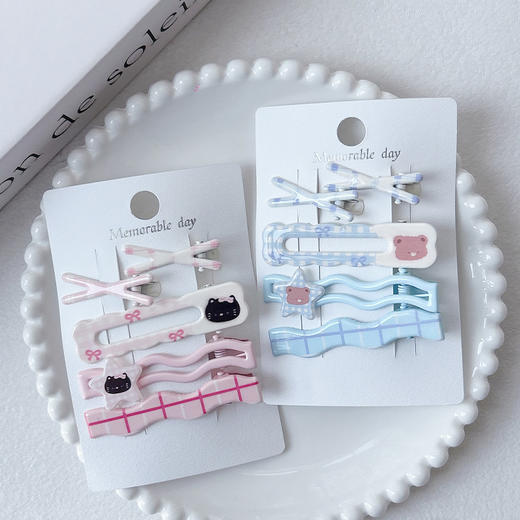可爱奶呼呼多个合发夹（5个）-纪念日百货门店同款169149177 商品图4