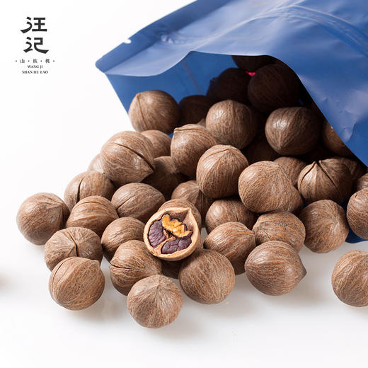 【原籽山核桃500g】汪记原籽山核桃小胡桃零食坚果临安非手剥山核桃 商品图4