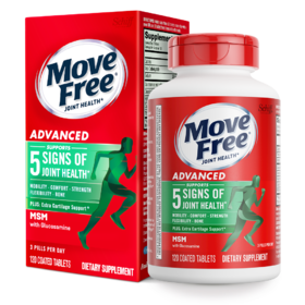 美国 MoveFree氨糖维骨力 绿瓶120粒