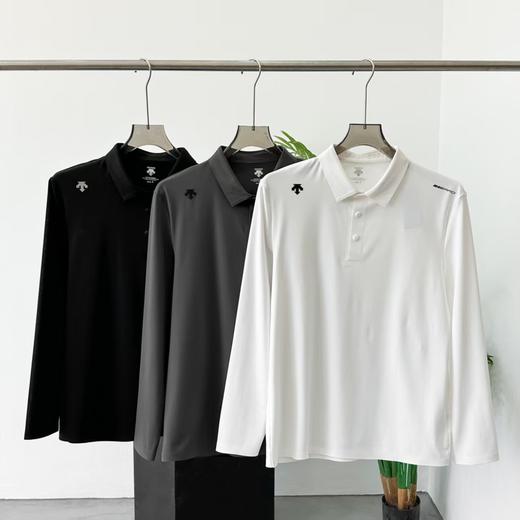 点此购买 迪桑特春秋季男士高尔夫PRO系列长袖POLO衫 37 340775 商品图0