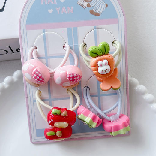 卡通配件8根RT卡装皮筋-纪念日百货门店同款169248458 商品图3