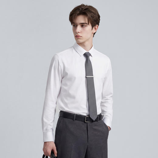 [100%棉&免烫抗皱】圣得西长袖正装衬衫男士2026新款春季商务上衣 商品图13