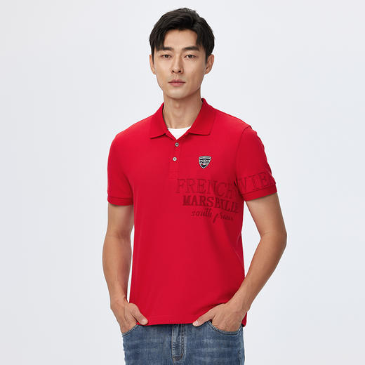 【纯棉】德鲨夏季男士短袖T恤2026夏新款休闲上衣POLO衫男 商品图2