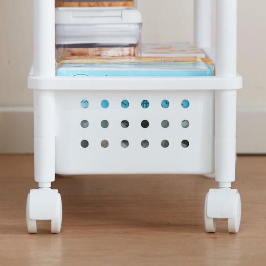 松佳宜得利家居 厨房浴室可移动置物架手推车置物架 商品图4