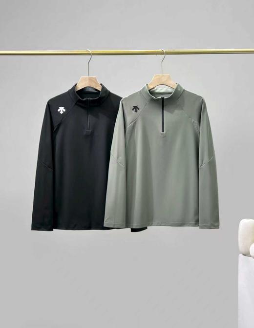 点此购买 迪桑特春季户外休闲男士运动立领半拉链上衣 ss 340798 商品图0