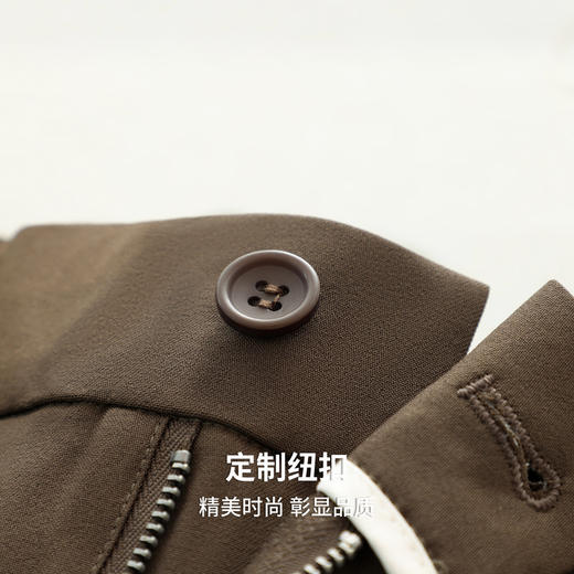 【抗起球&耐磨】圣得西舒适男裤2026新款春季时尚版型商务休闲裤 商品图8